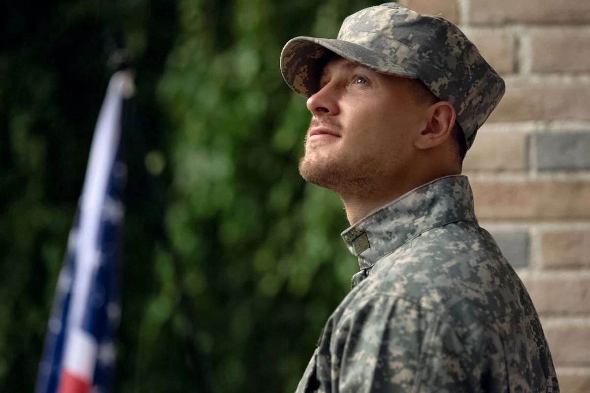 Hopeful looking Veteran Hopeful looking veteran