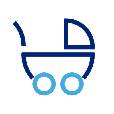baby carriage icon