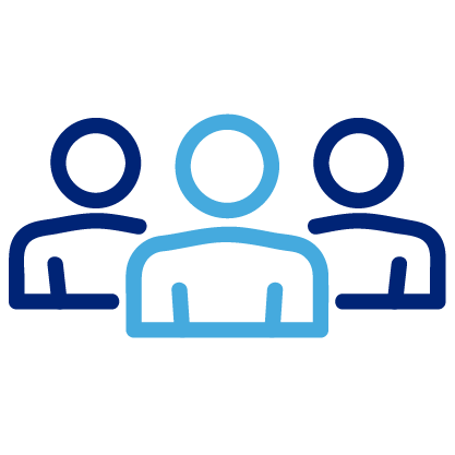 community icon with people