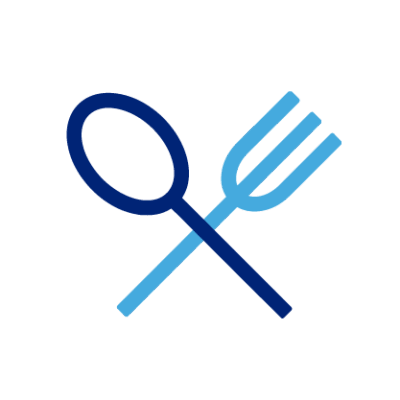 fork and spoon food icon