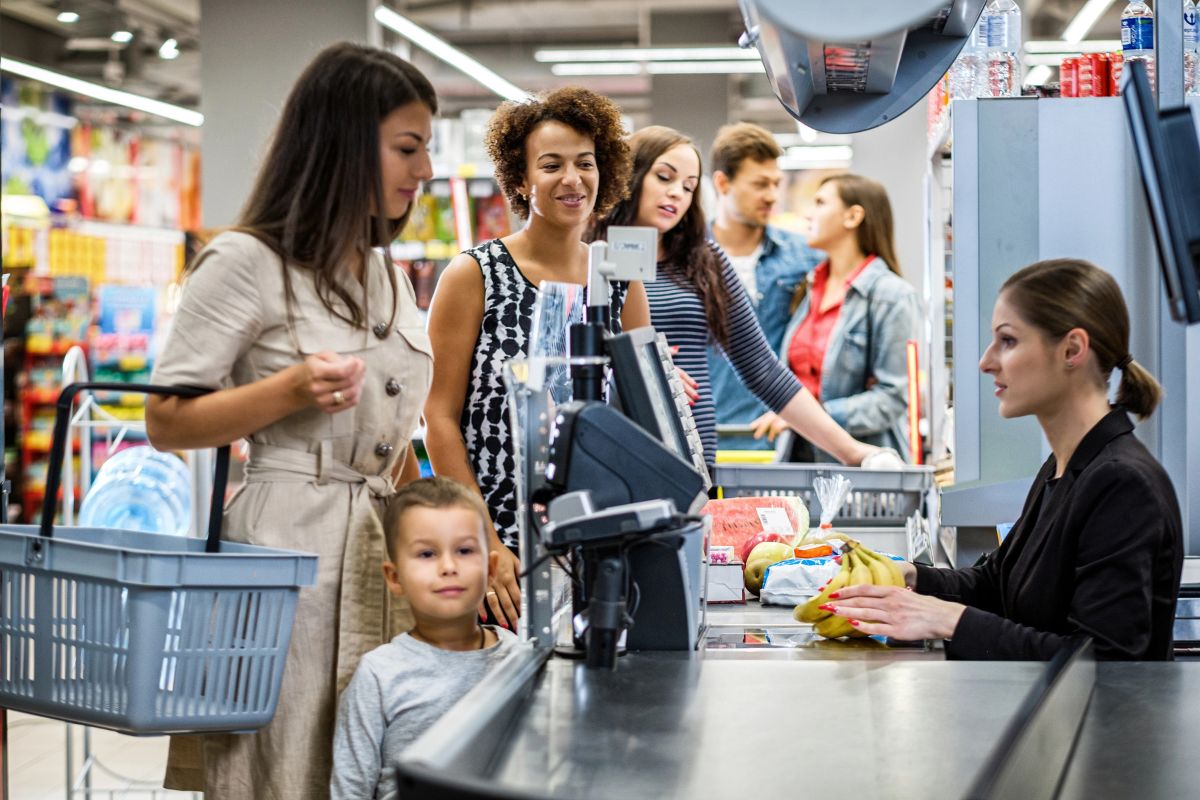 Buying groceries with SNAP