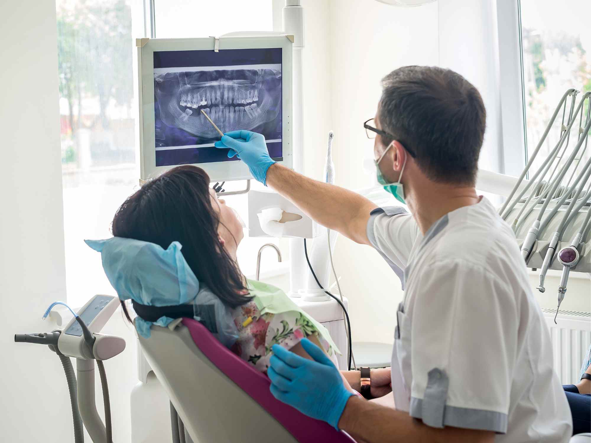 Xrays at a dentists office