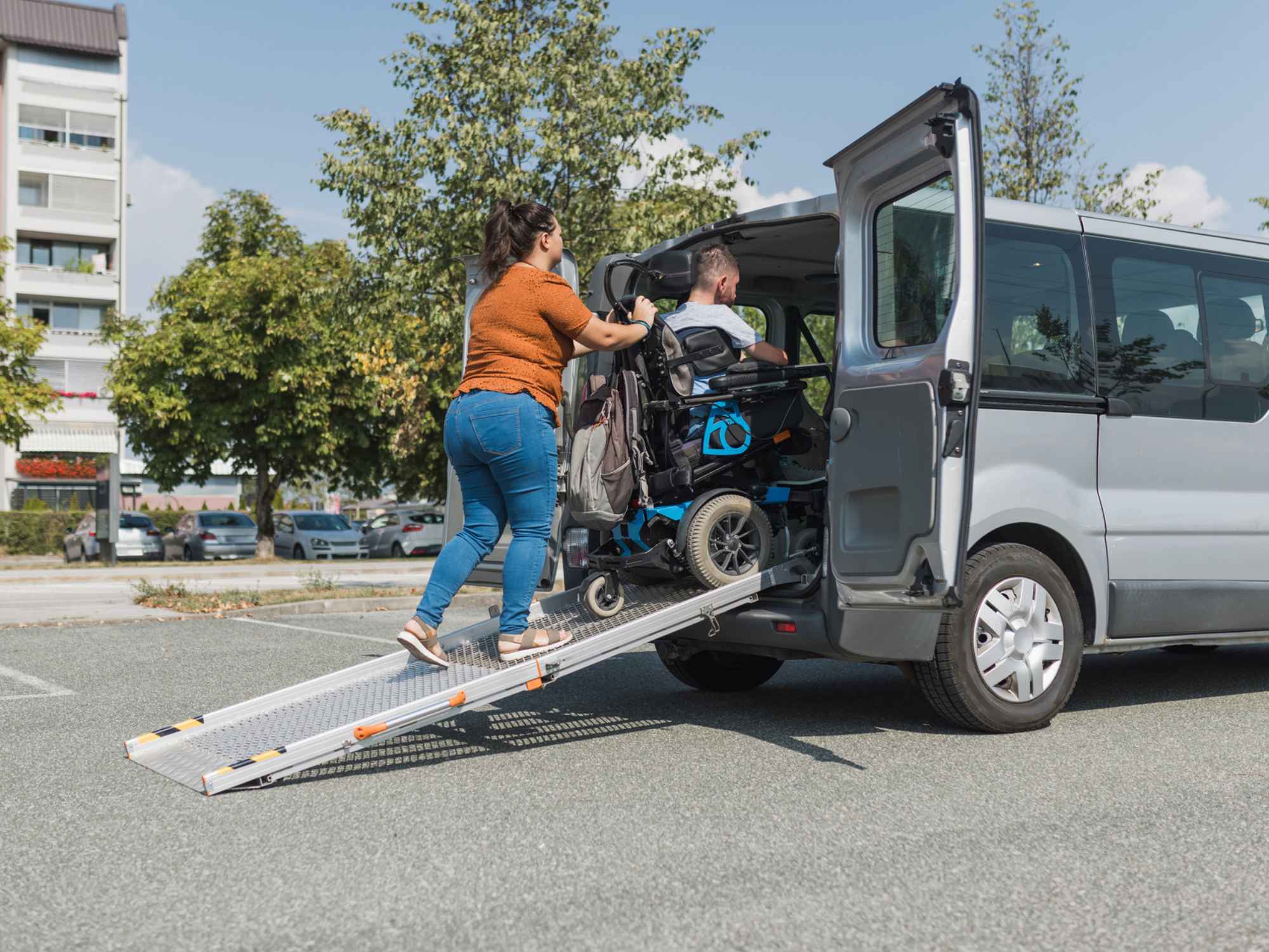 Wheelchair accessible van