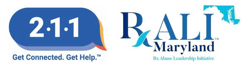 Logotipos de 211 Maryland y RALI Maryland