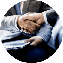 Business people shaking hands