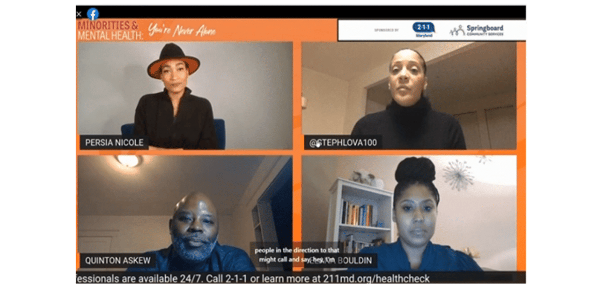 Minorities and Mental Health Town Hall Discussion