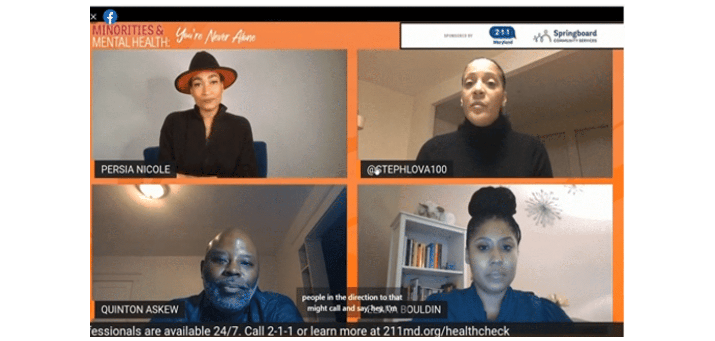 Minorities and Mental Health Town Hall Discussion
