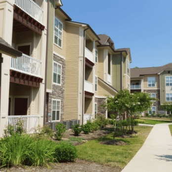 An apartment complex