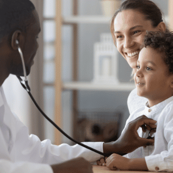 Family at the doctor