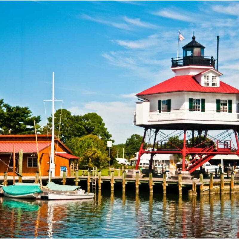 Drum Point Lighthouse in Calvert County