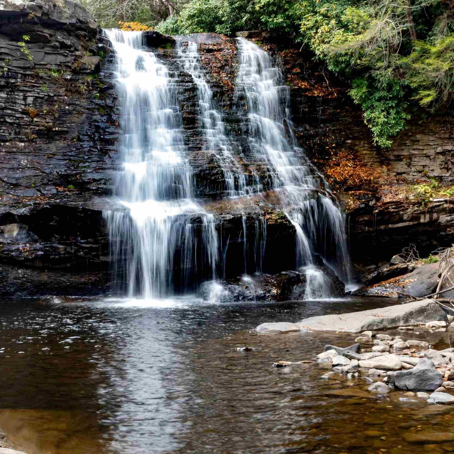 Waterfall in Garrett County, Maryland