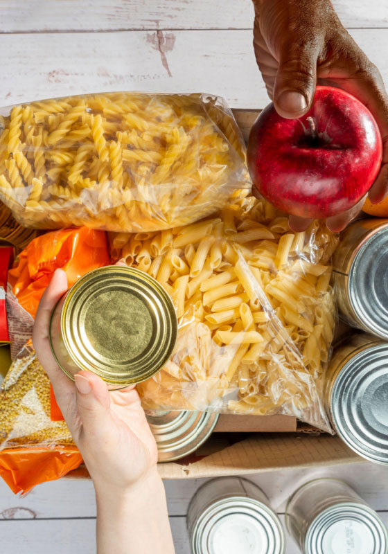 جعبه غذای اهدایی