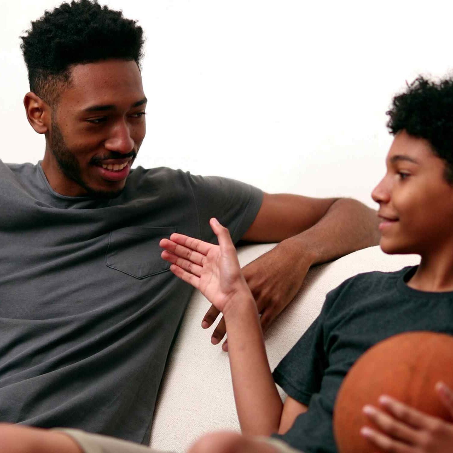 two brothers talking about life